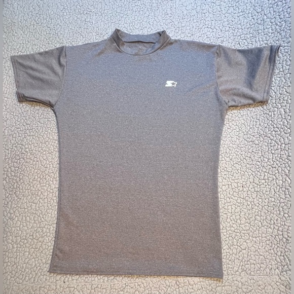 Starter Gray Short Sleeve T Shirt Big Boys Size Large - Picture 1 of 8